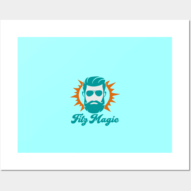 Miami Fitzmagic Wall Art by Pink Umbrella